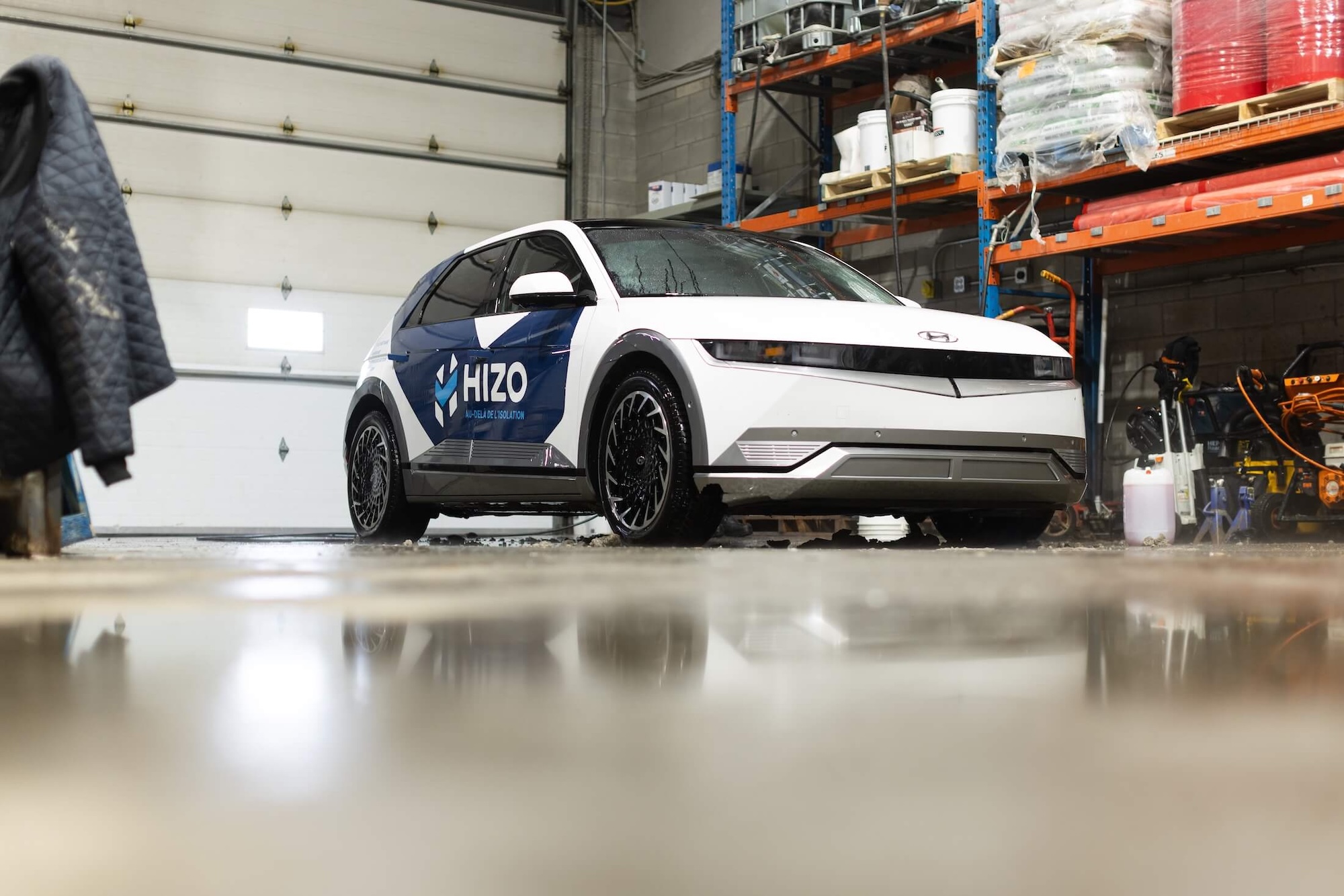 Véhicule électrique HIZO — flotte écoresponsable