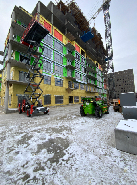 Installation membrane pare-air HIZO