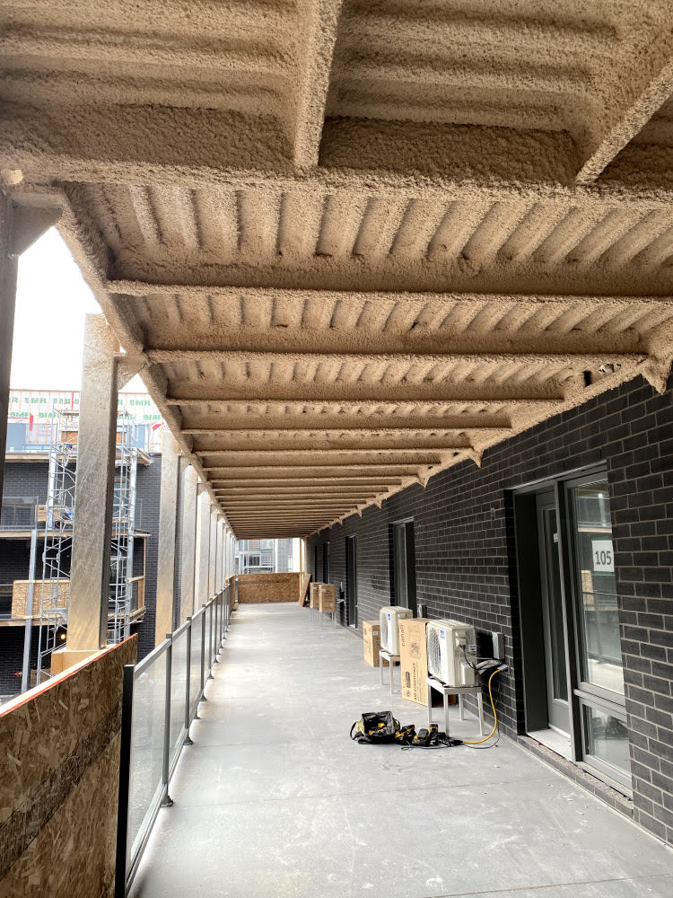 Ignifugation colonne acier HIZO