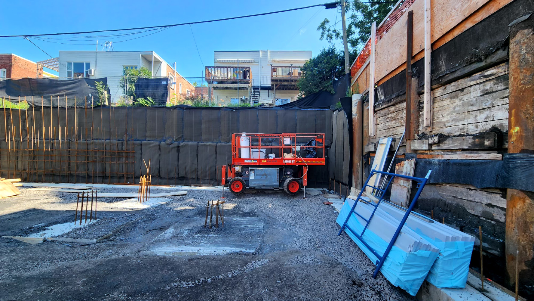 Membrane blindside mur berlinois HIZO