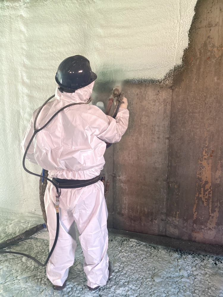 Isolation polyuréthane mur commercial HIZO