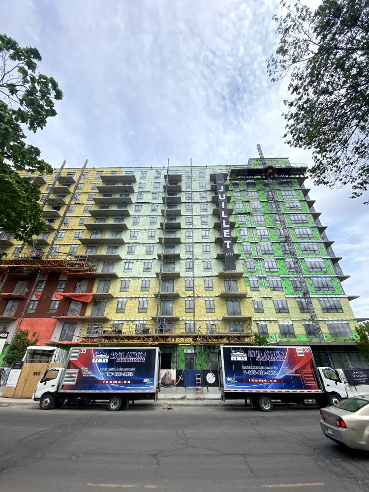 polyuréthane vaporise mur fondation HIZO
